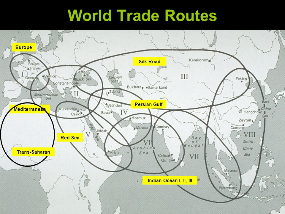 Indian ocean and silk road trade